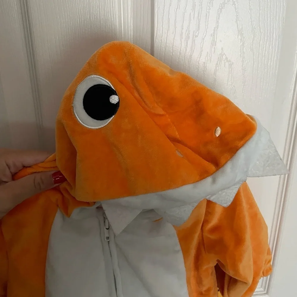 Babyshark orange Kids One Piece Costume 12-18 months